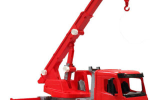 LENA Autokran Mercedes Arocs 70cm funktionell rot aus Kunststoff LENA Autokran Mercedes Arocs 70cm funktionell rot aus Kunststoff