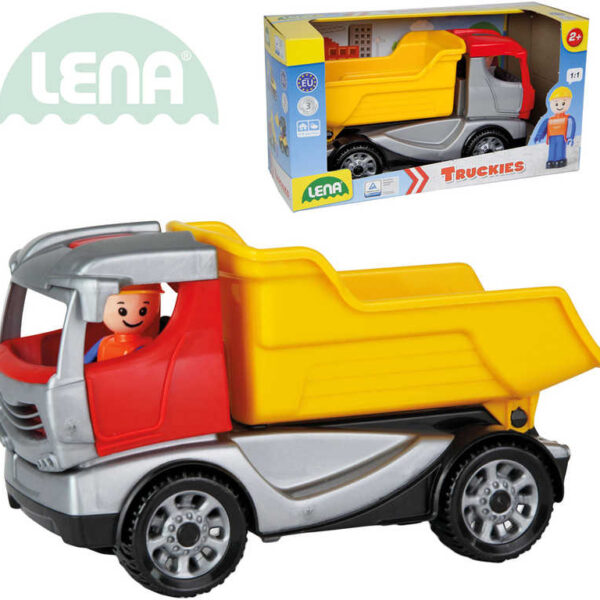 LENA Truckies Kipper 22cm Set Babyauto + Puppe 01620 Kunststoff LENA Truckies Kipper 22cm Set Babyauto + Puppe 01620 Kunststoff