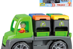 LENA Truxx car with 2 containers and figure 4453 LENA Truxx car with 2 containers and figure 4453