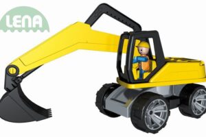 LENA Truxx Bagr 37cm (Sandlaster) mit Fahrerfigur aus Kunststoff LENA Truxx Bagr 37cm (Sandlaster) mit Fahrerfigur aus Kunststoff