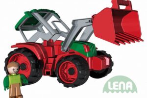 LENA Truxx Traktor 33cm mit Fahrerfigur (Sandlaster) LENA Truxx Traktor 33cm mit Fahrerfigur (Sandlaster)