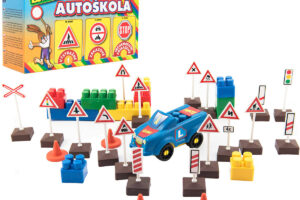 LORI 011 Autoschul-Set Auto + Verkehrszeichen 16tlg. mit Kegeln 2tlg. 3 Typen 11 LORI 011 Autoschul-Set Auto + Verkehrszeichen 16tlg. mit Kegeln 2tlg. 3 Typen 11