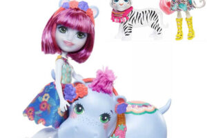 MATTEL Enchantimals Set Puppe + großes Tier 2 Arten Kunststoff MATTEL Enchantimals Set Puppe + großes Tier 2 Arten Kunststoff