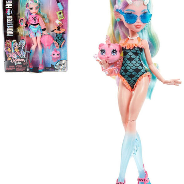 MATTEL MONSTER HIGH Monsterpuppe Lagoona Blau Set mit modischen Accessoires MATTEL MONSTER HIGH Monsterpuppe Lagoona Blau Set mit modischen Accessoires