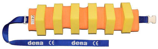 MATUŠKA-DENA Schwimmgürtel 130cm gelb-orange MATUŠKA-DENA Schwimmgürtel 130cm gelb-orange