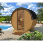 Mini Sauna 160 cm Thermowood ohne Ofen . – Bild 4
