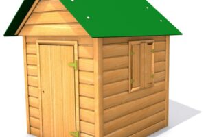 Affen-Kinderhaus Pavlina mit Gründach Affen-Kinderhaus Pavlina mit Gründach