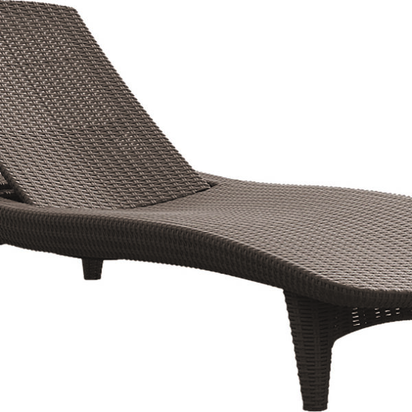 PACIFIC Liegestuhl - braun .