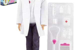 Abel Doctor Puppe 30cm Set Puppe mit medizinischem Zubehör Plastik Abel Doctor Puppe 30cm Set Puppe mit medizinischem Zubehör Plastik