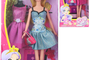 Puppenmode 30cm Set mit Ersatzkleid und modischen Accessoires 2 Typen Puppenmode 30cm Set mit Ersatzkleid und modischen Accessoires 2 Typen