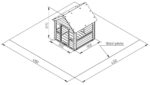 Spielhaus für Affen - Pavlina Mini - Grün Pavlina Mini - Grün – Bild 2