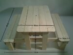 Herold Picknicktisch mit Kunststoffbox . – Bild 6
