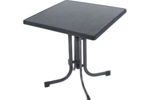PIZARRA Metall-Gartentisch 70x70cm .