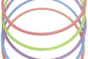 PL HULA HOP Gymnastischer Hula-Hoop-Reifen 50cm Fitnesskreis für Kinder 6 Farben PL HULA HOP Gymnastischer Hula-Hoop-Reifen 50cm Fitnesskreis für Kinder 6 Farben