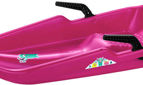 PLASTKON Kinderbob TWISTER ohne Sitz mit 2 Bremsen Rosa Kunststoff PLASTKON Kinderbob TWISTER ohne Sitz mit 2 Bremsen Rosa Kunststoff