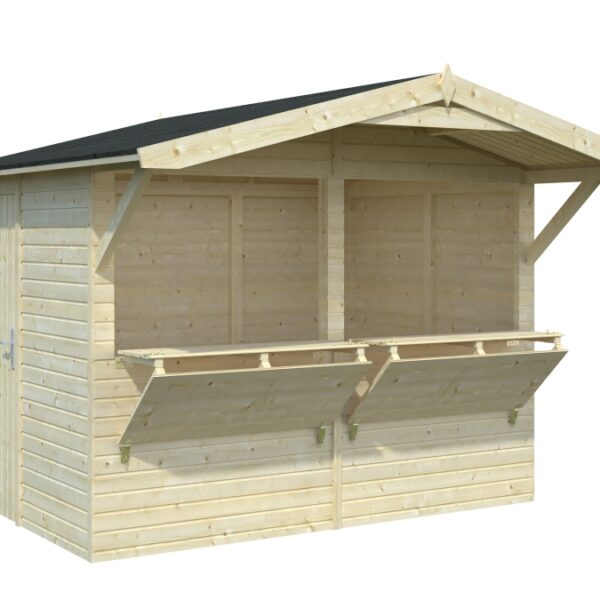 Verkaufsstand Stella 5 m2 (273x190cm) Dicke 16mm