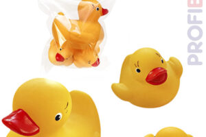 PROFIBABY Entchen + 2 Gummi-Entchen Set 3pcs in der Badewanne in einer Tasche PROFIBABY Entchen + 2 Gummi-Entchen Set 3pcs in der Badewanne in einer Tasche