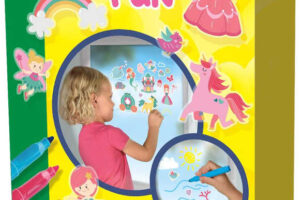 SES CREATIVE Kreatives Sticker-Set Prinzessin Fensterdekoration + 4 Glasmarker SES CREATIVE Kreatives Sticker-Set Prinzessin Fensterdekoration + 4 Glasmarker