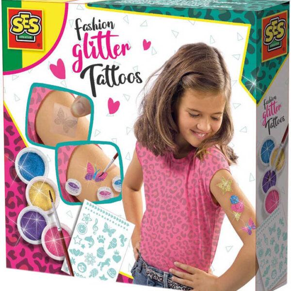 SES CREATIVE Glitzertattoo Kreativset für Mädchen SES CREATIVE Glitzertattoo Kreativset für Mädchen