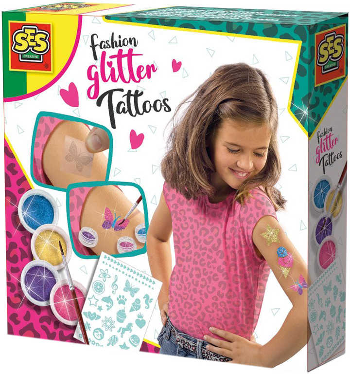 ses-creative-tetovani-se-trpytkami-kreativni-set-pro-holky SES CREATIVE Glitzertattoo Kreativset für Mädchen SES CREATIVE Glitzertattoo Kreativset für Mädchen