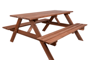 PIKNIK Gartengarnitur aus Holz - 180 cm - gebeizt .