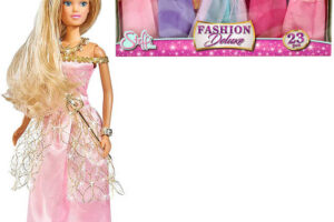 SIMBA Steffi Puppenset mit Abendkleid und Zubehör 23tlg. Deluxe SIMBA Steffi Puppenset mit Abendkleid und Zubehör 23tlg. Deluxe
