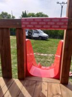 Laminatrutsche 2,5 m- rot - 1 m Einstieg Laminatrutsche 2,5 m- rot - 1 m Einstieg – Bild 6