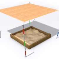 Sichtschutz für Sandkasten 2
