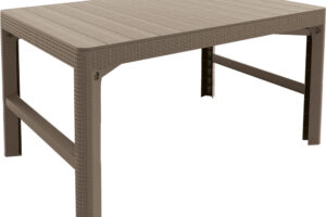 Tisch LYON Rattan - Cappuccino .