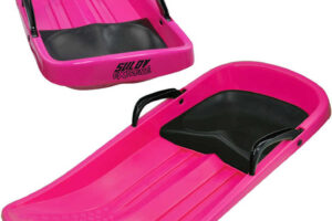 SULOV Extreme Bobsleighs für Kinder Champion rosa mit Sitz und Gurt SULOV Extreme Bobsleighs für Kinder Champion rosa mit Sitz und Gurt