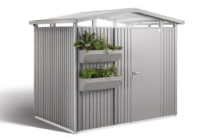 Biohort FloraBoard Blumenkästen grau quarzmetallic (2er Pack) .