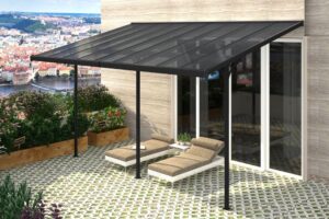 BRUCE J Pergola - GREY Polykarbonat .