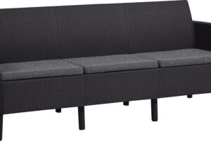 SALEMO 3-Sitzer Sofa - graphit .