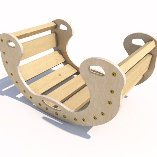 Mehrzweck Montessori Schaukel aus Holz .