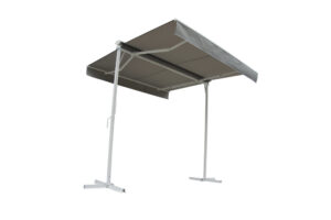 Markise 3x3m GRAU (P4512) - freistehend .