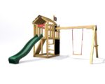 Spielplatz Monkey's Home Kleiner Pirat MAD mit grüner Rutsche .