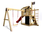 Spielplatz Monkey's Home Kleiner Pirat MAD mit grüner Rutsche . – Bild 4