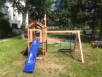 Spielplatz Monkey's Home Kleiner Pirat MAD mit grüner Rutsche . – Bild 8