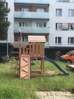 Spielplatz Monkey's Home Kleiner Pirat MAD mit grüner Rutsche . – Bild 10