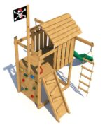 Spielplatz Monkey's Home Kleiner Pirat JOE mit roter Rutsche . – Bild 2