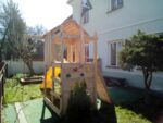 Spielplatz Monkey's Home Kleiner Pirat JOE mit roter Rutsche . – Bild 8