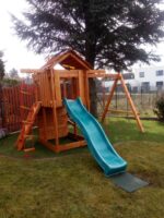 Spielplatz Monkey's Home Kleiner Pirat JOE mit roter Rutsche . – Bild 12