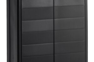 Wertstoffschrank ELEGANCE S - schwarz .