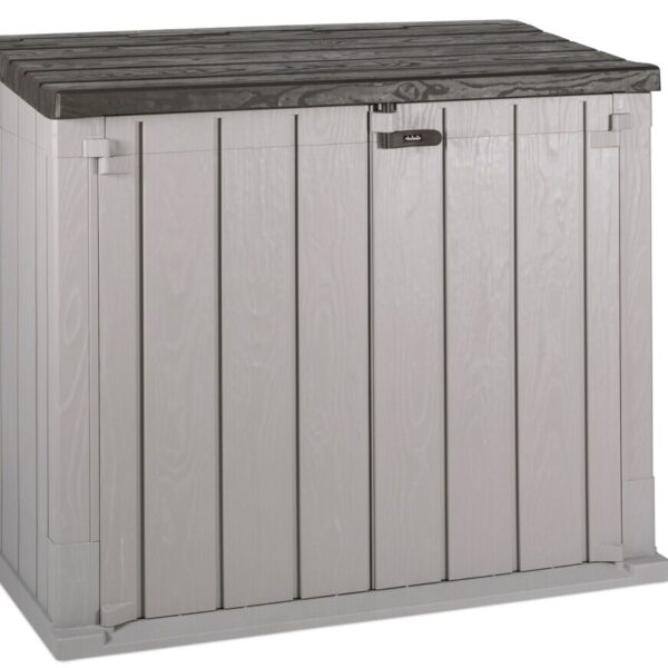 STORA WAY Kunststoff-Gartenschrank - beige .