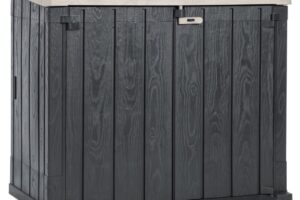 STORA WAY Kunststoff-Gartenschrank - graphit .