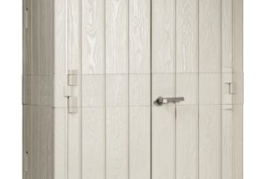 STORA WAY HIGH Garten-Kunststoffschrank - beige .