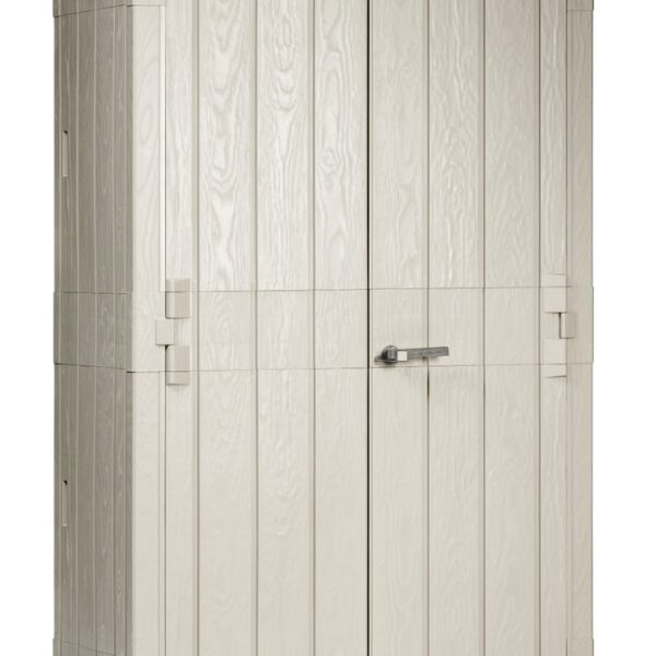 STORA WAY HIGH Garten-Kunststoffschrank - beige .