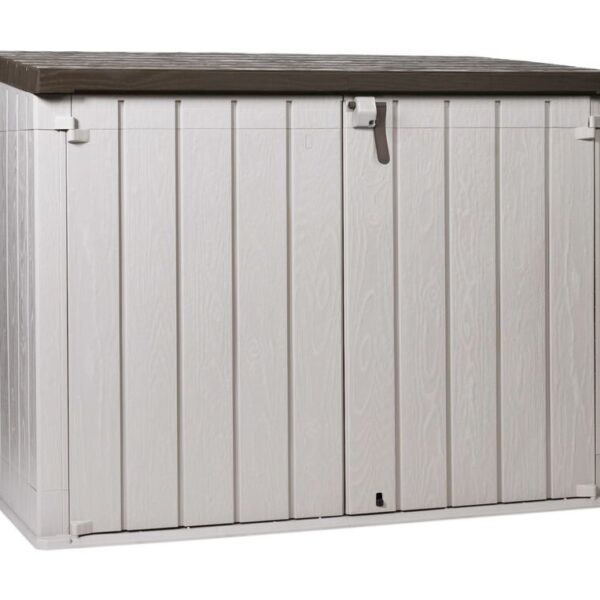 STORA WAY PLUS 2XL Kunststoff-Gartenschrank - beige .