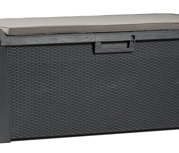 SANTORINI PLUS Garten-Kunststoffbox 550 L - graphit .