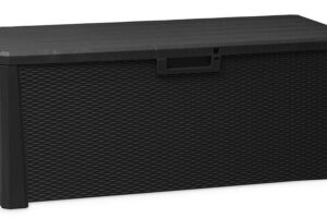 NEVADA Kunststoff-Gartenbox 550 L - Graphit .